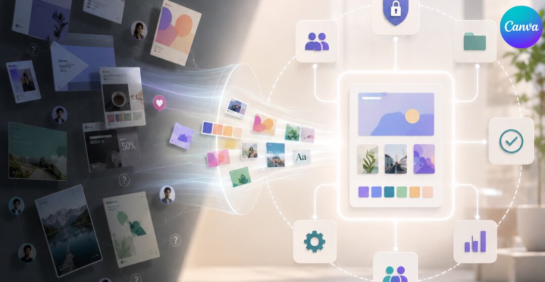 Canva im Griff: Sicherheit, Verwaltung & Governance im Unternehmens-Einsatz 