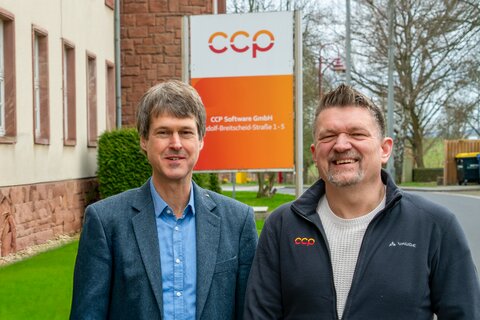 v.l.n.r. Dr. Holger Hoheisel und Alexander Krämer