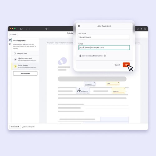Nitro Sign Dashboard. Vom ersten Klick zur endgültigen Unterschrift